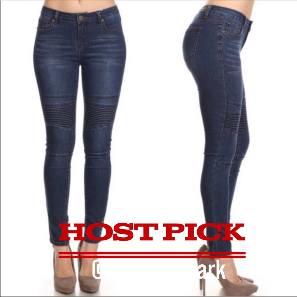 NEW! ENGEAN MOTO SKINNY JEANS  IN SIZE 5, 9, 13